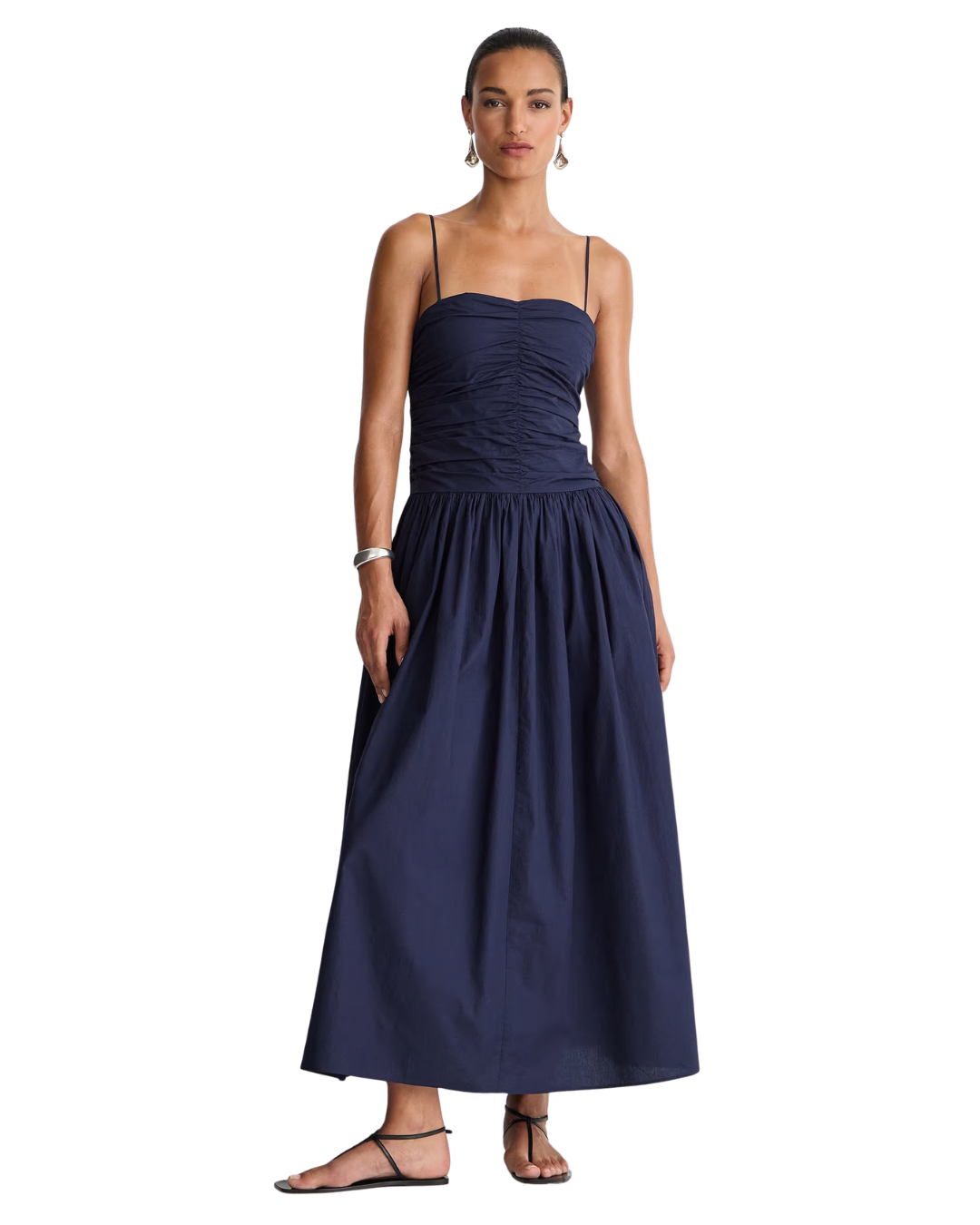 Jana Ruched Bodice Maxi Dress - Midnight