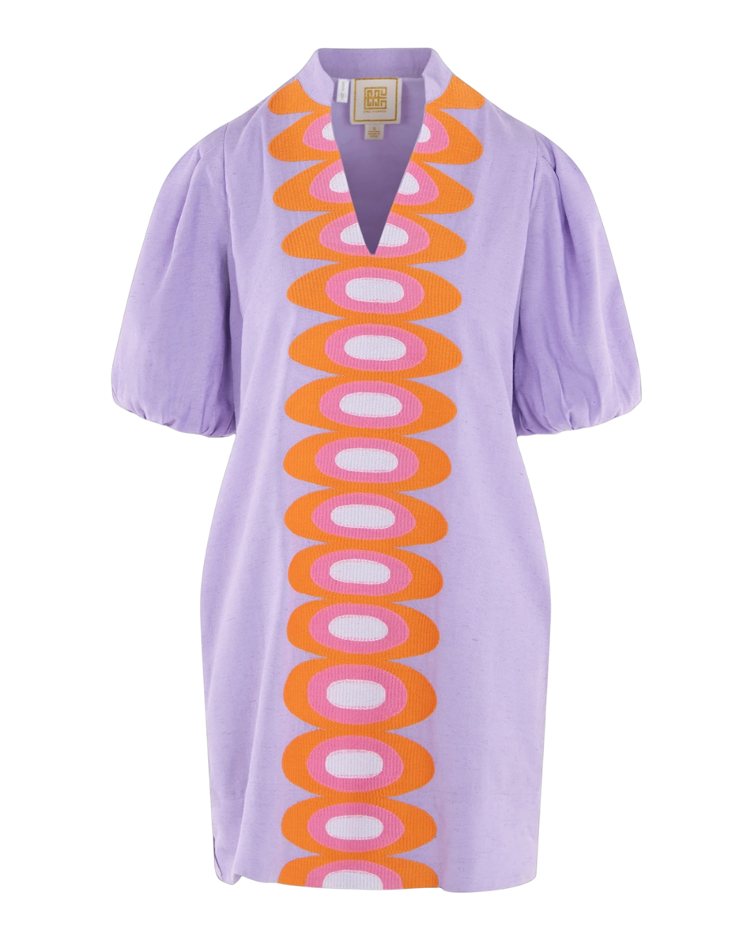Hampton Mini Dress - Lavender Linen