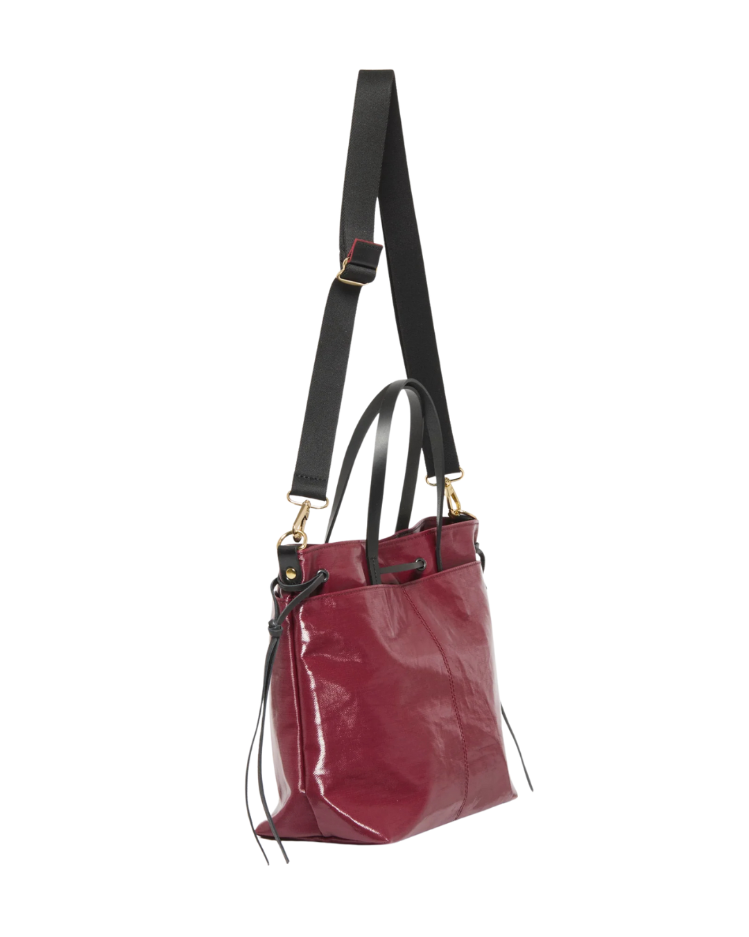 Emy Linen Shopping Bag - Cherry