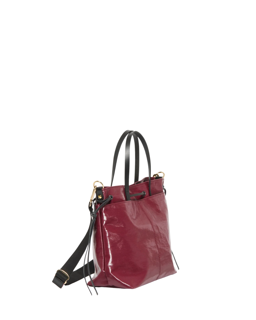 Emy Linen Shopping Bag - Cherry