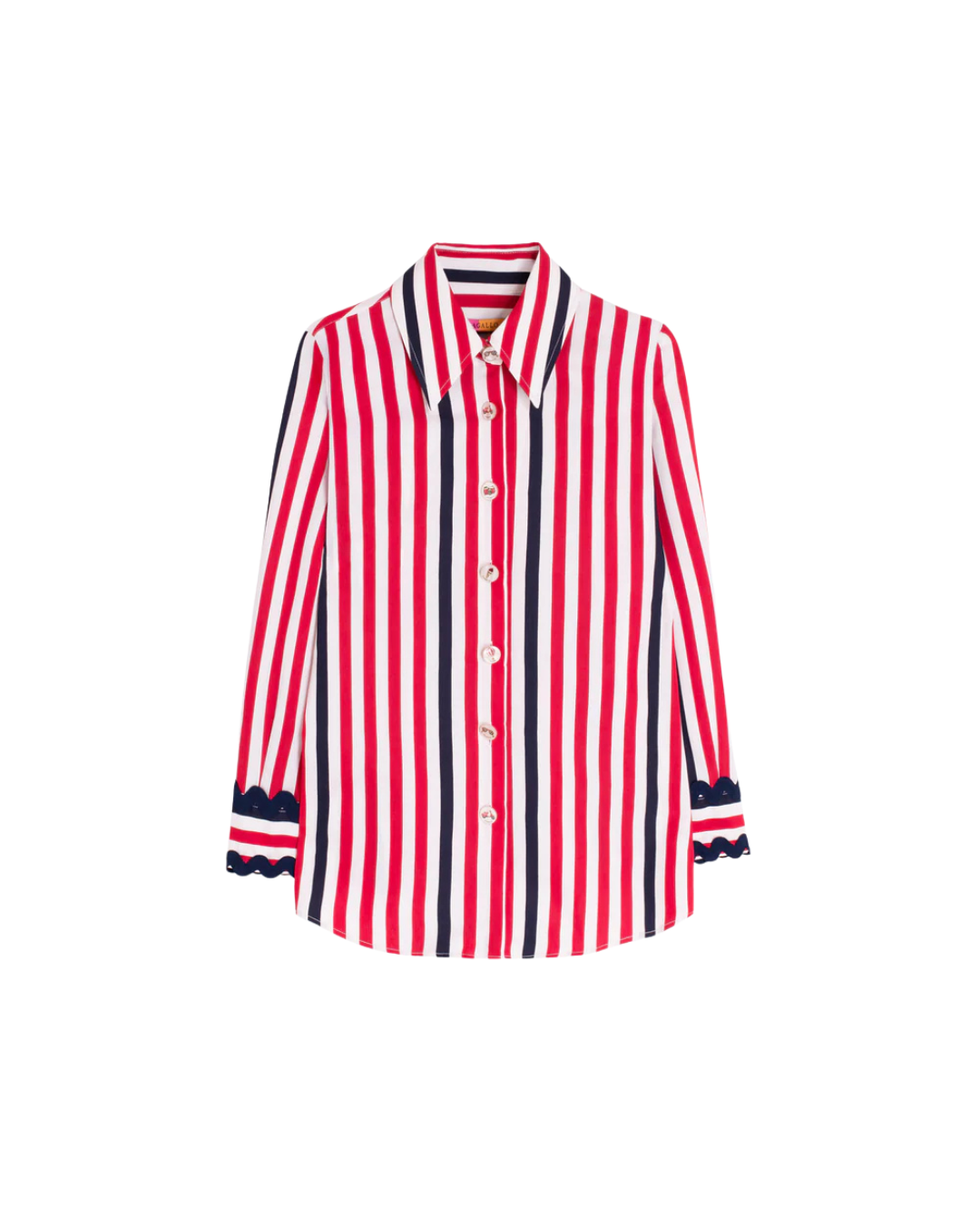 Bianca Stripe Top - Red - S6