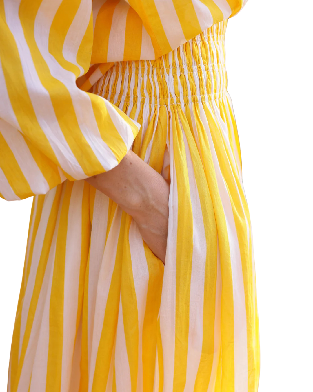 Porto Skirt - Yellow Stripes