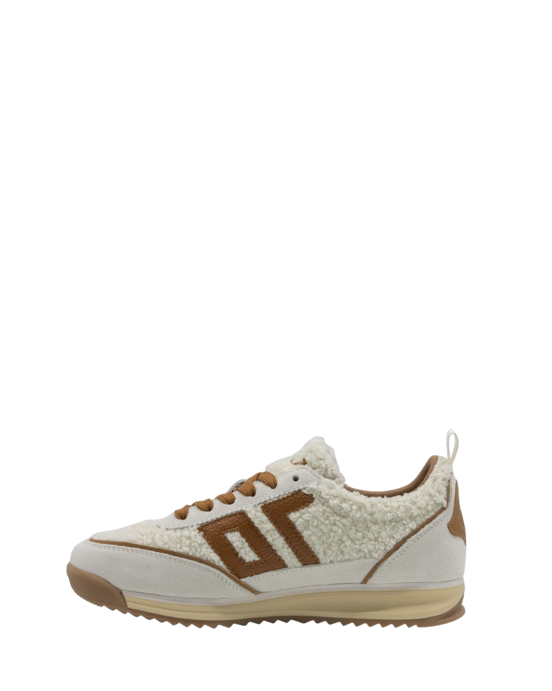 Jog Snkr - Milk Ice Cuoio - F5