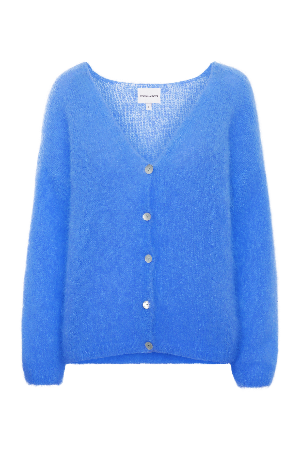 Cornelia Long Sleeve Cardigan - Light Blue