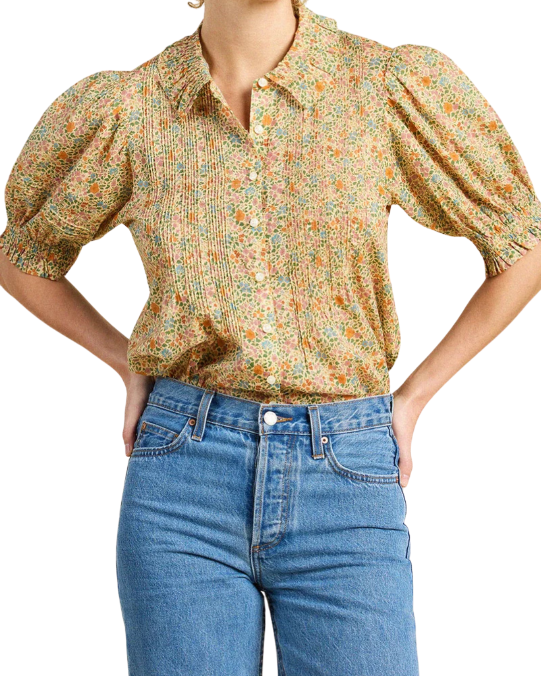 Jess Blouse - Gardenette Voile - F6