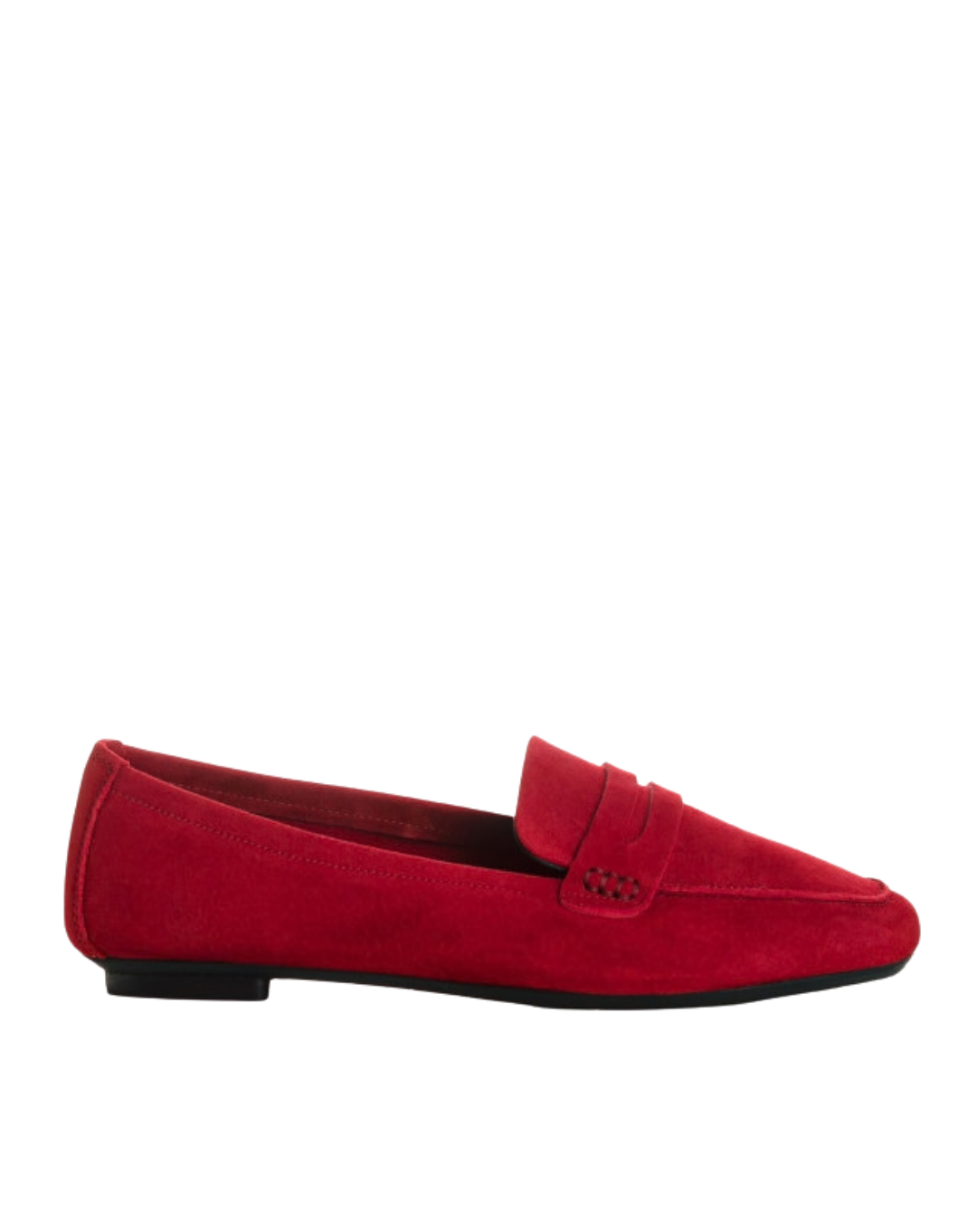 Hema Suede Loafer - Red