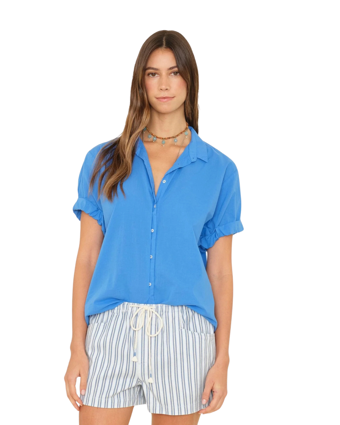 Channing Shirt - Capri Blue