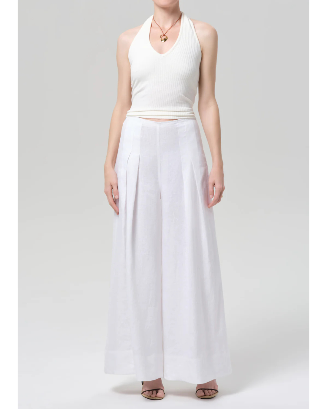 Riviera Cropped Palazzo Pant