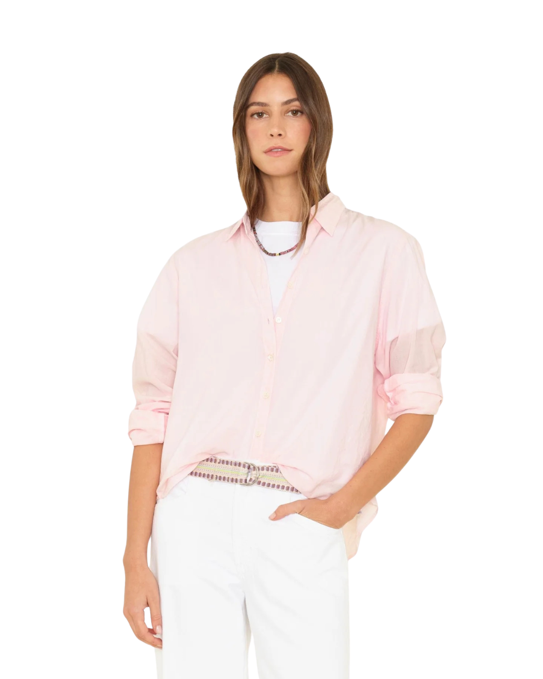 Bowie Shirt - Pale Rose