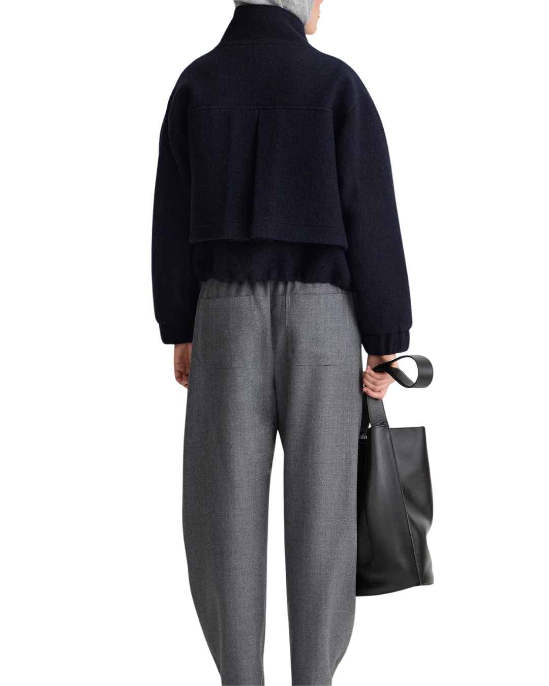Selva Cropped Bomber - Midnight