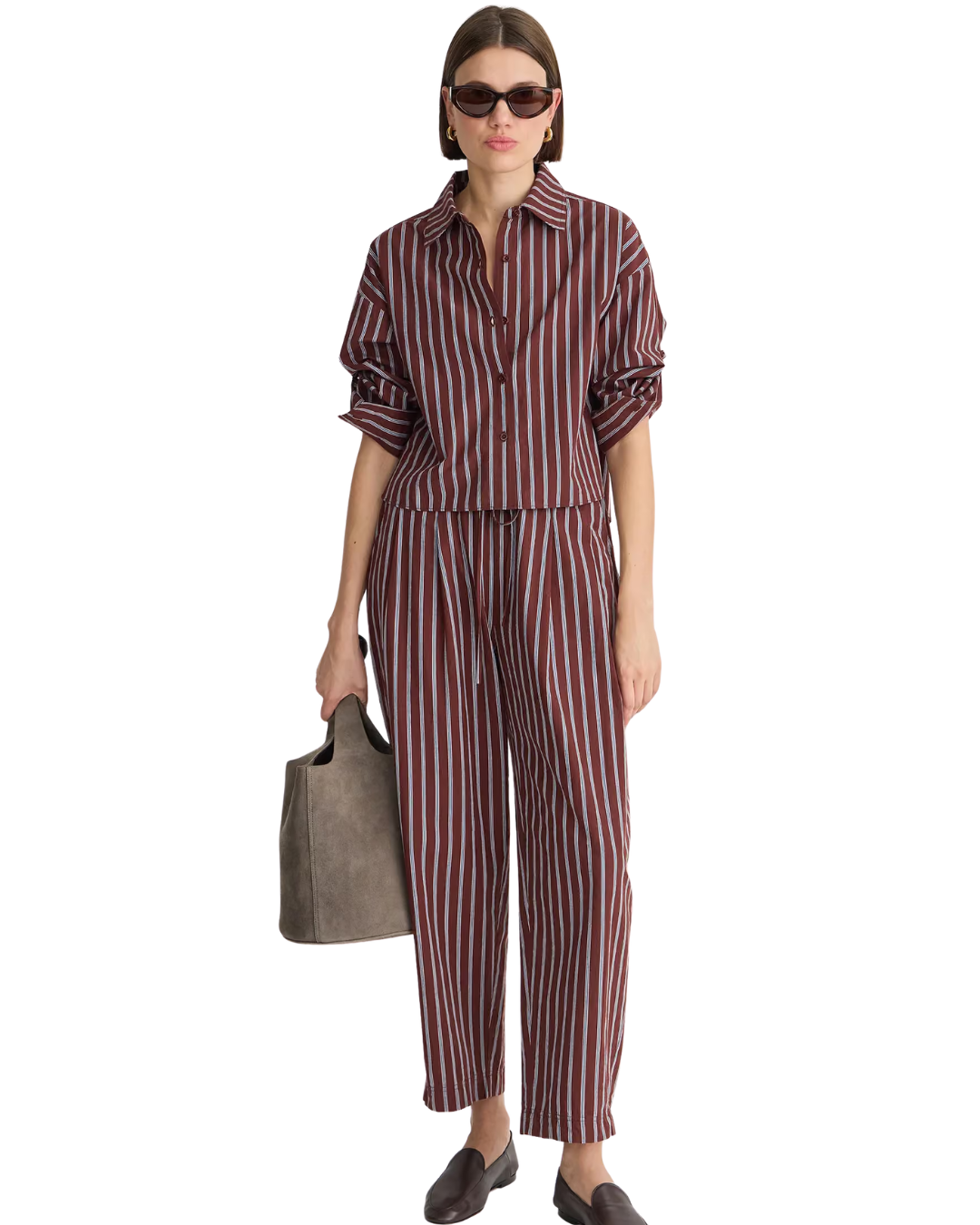 Everday Pull-On Pant - Spice Stripe