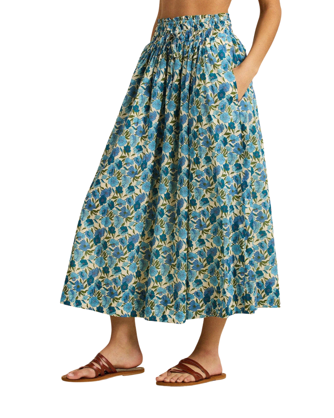 Bianca Skirt - Cielo Floral