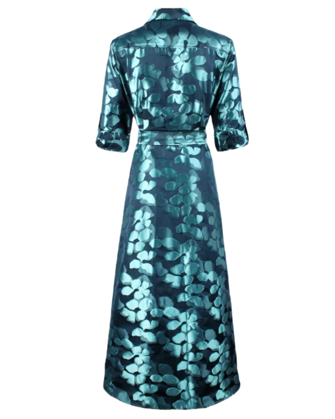 Laine Dress - Lily Pad - Aqua & Navy