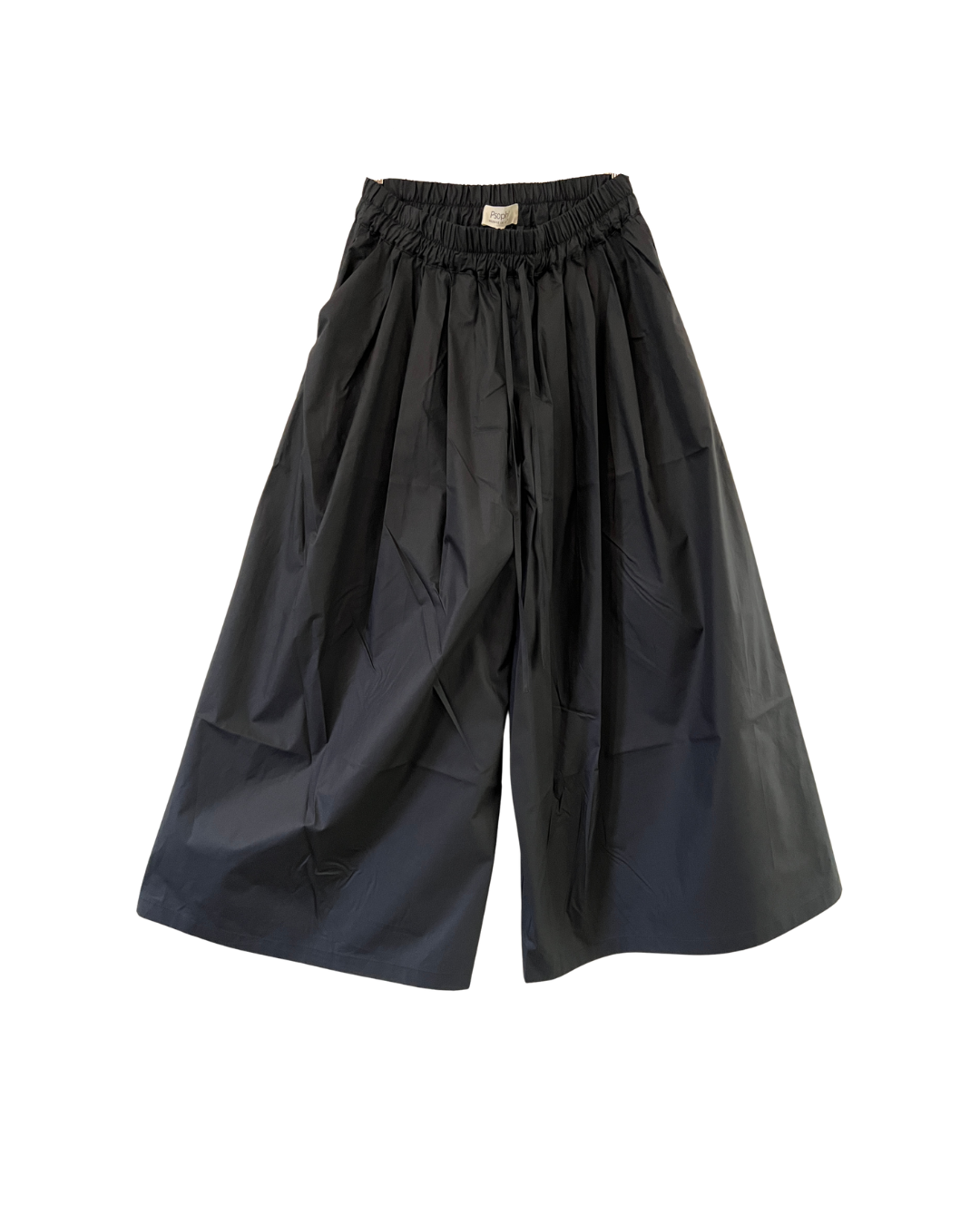 Wide Leg Poplin Pant