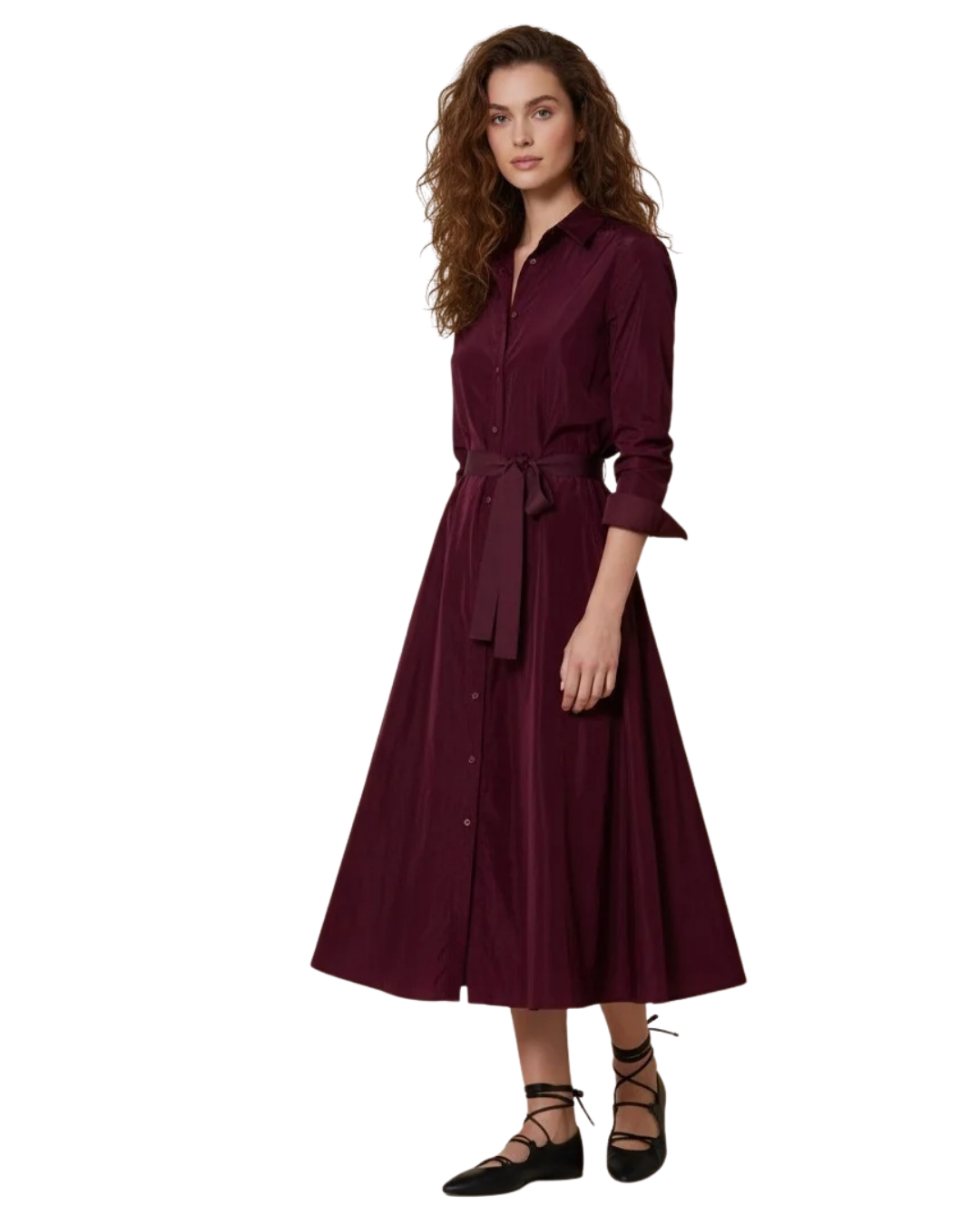 Anna Dress - Burgundy