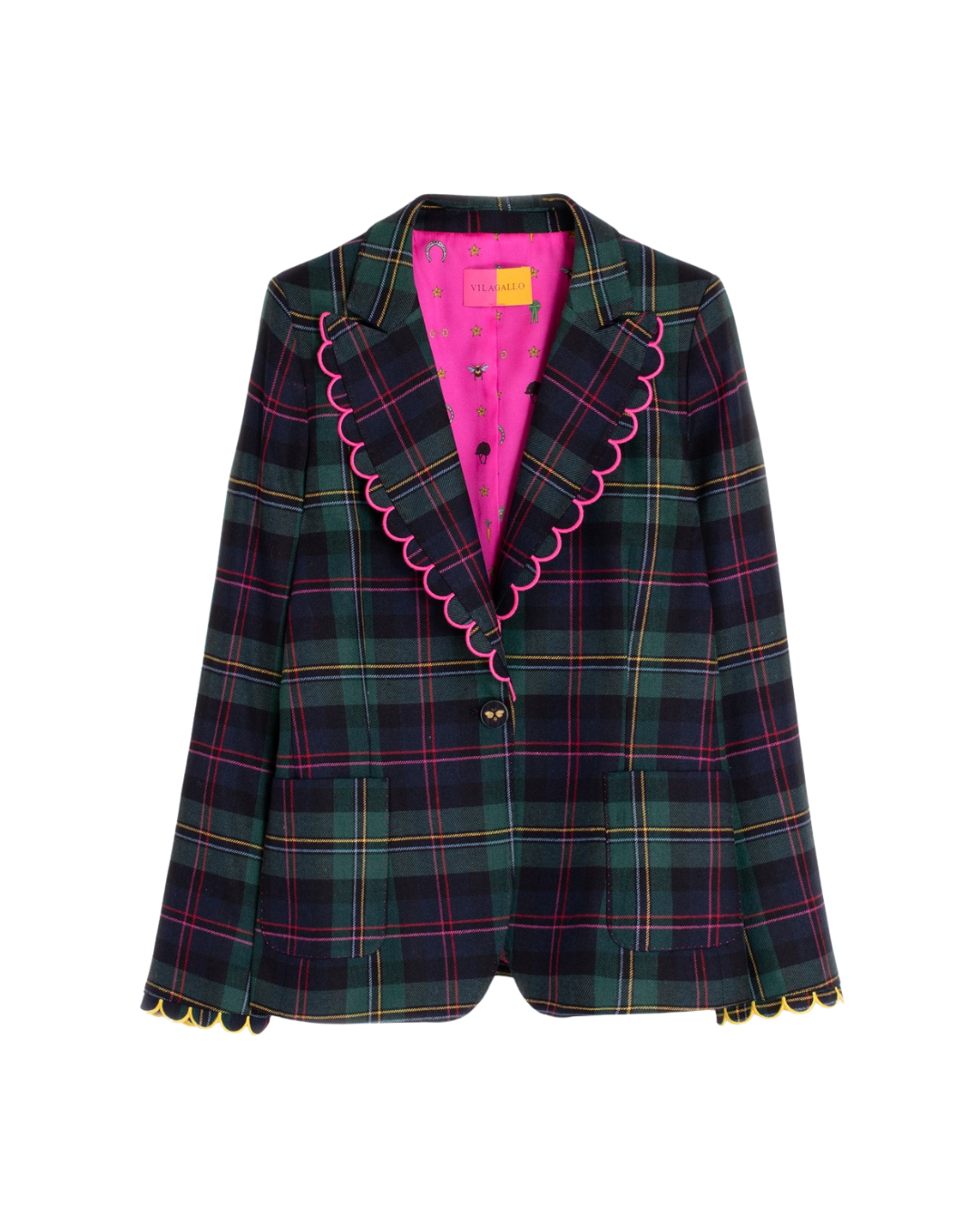 Hillary Plaid Jacket - F5