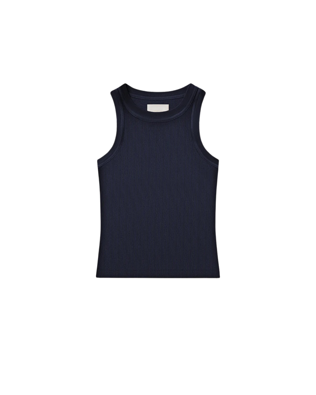 Isabel Rib Tank - Navy - S6