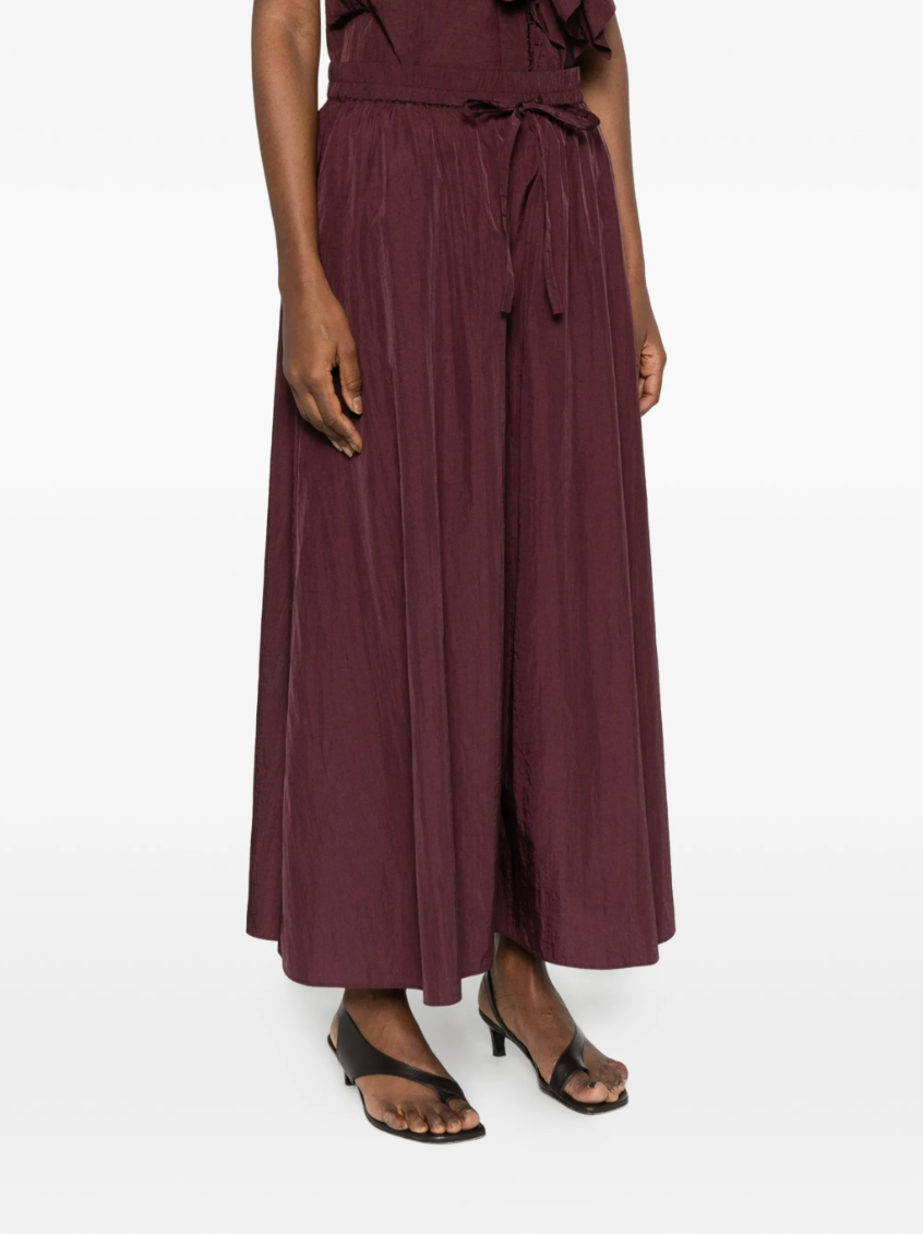 Drawstring Wide Leg Pant