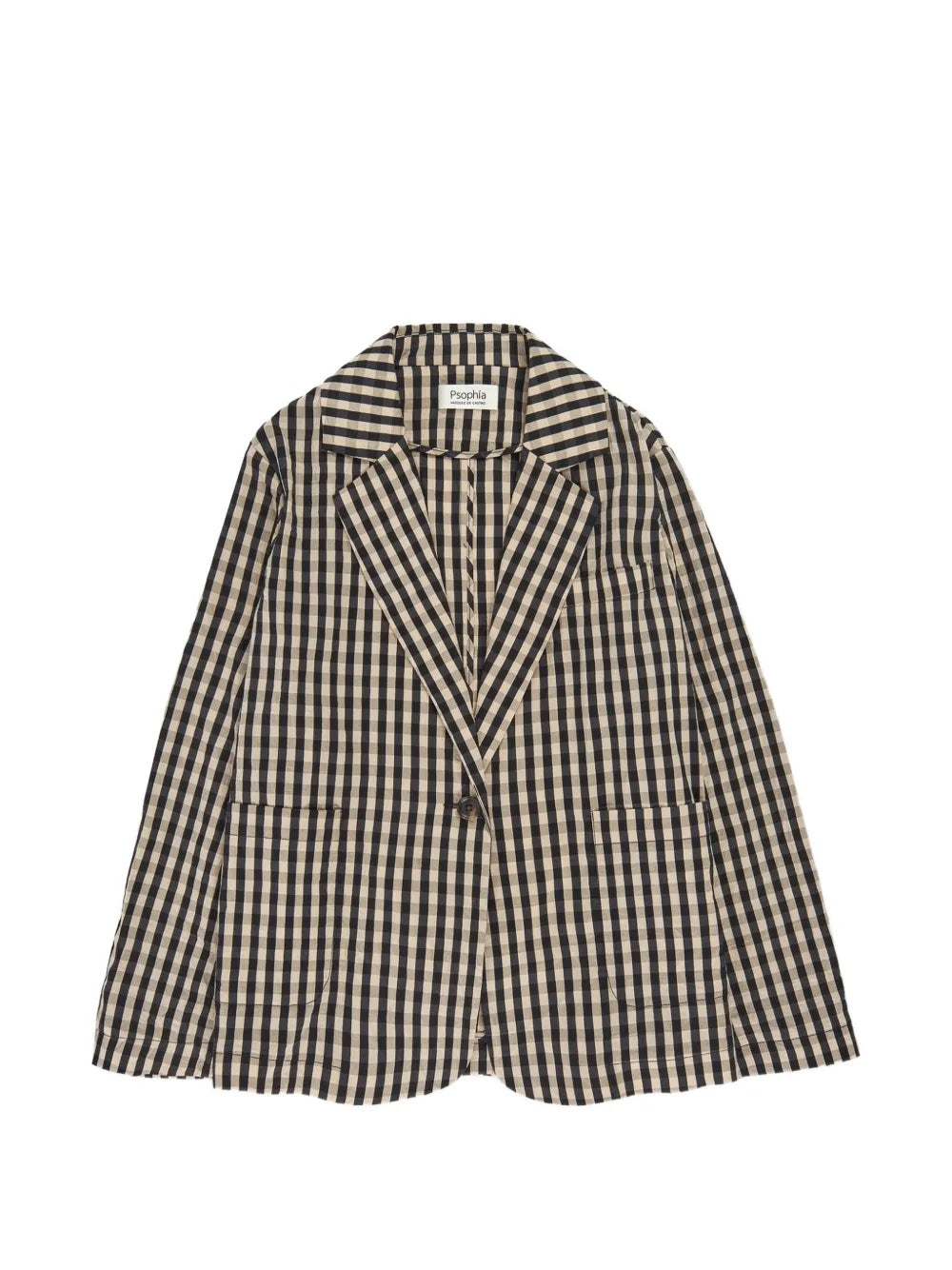 Gingham Blazer