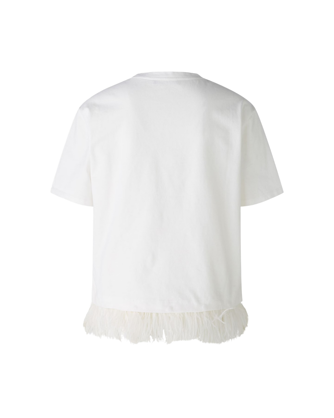 T-shirt Feather Trim