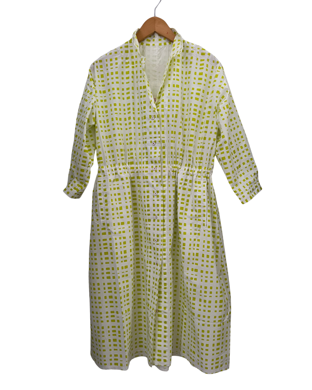 Danica Dress - Lime Check - S6