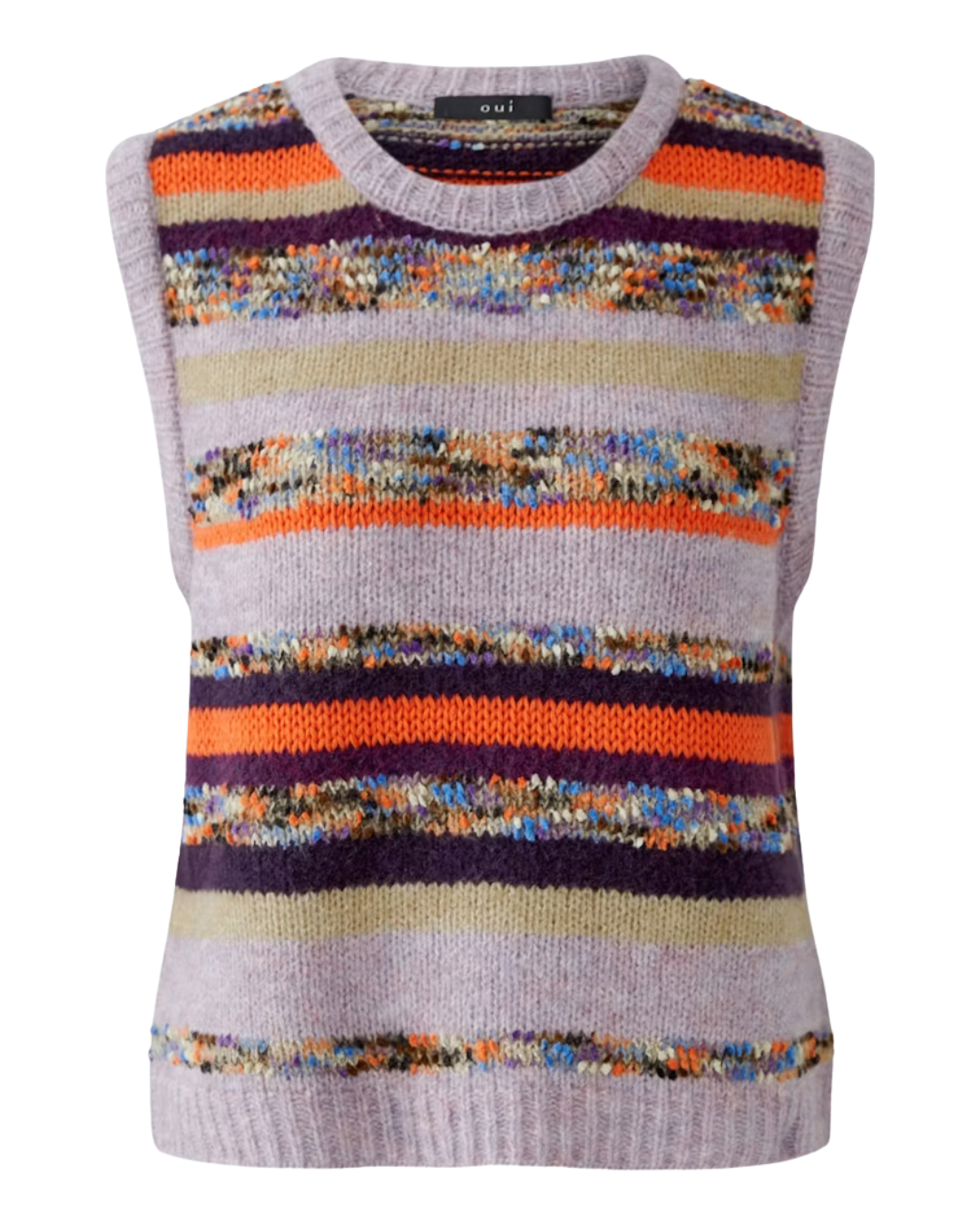 Striped Sleeveless Pullover