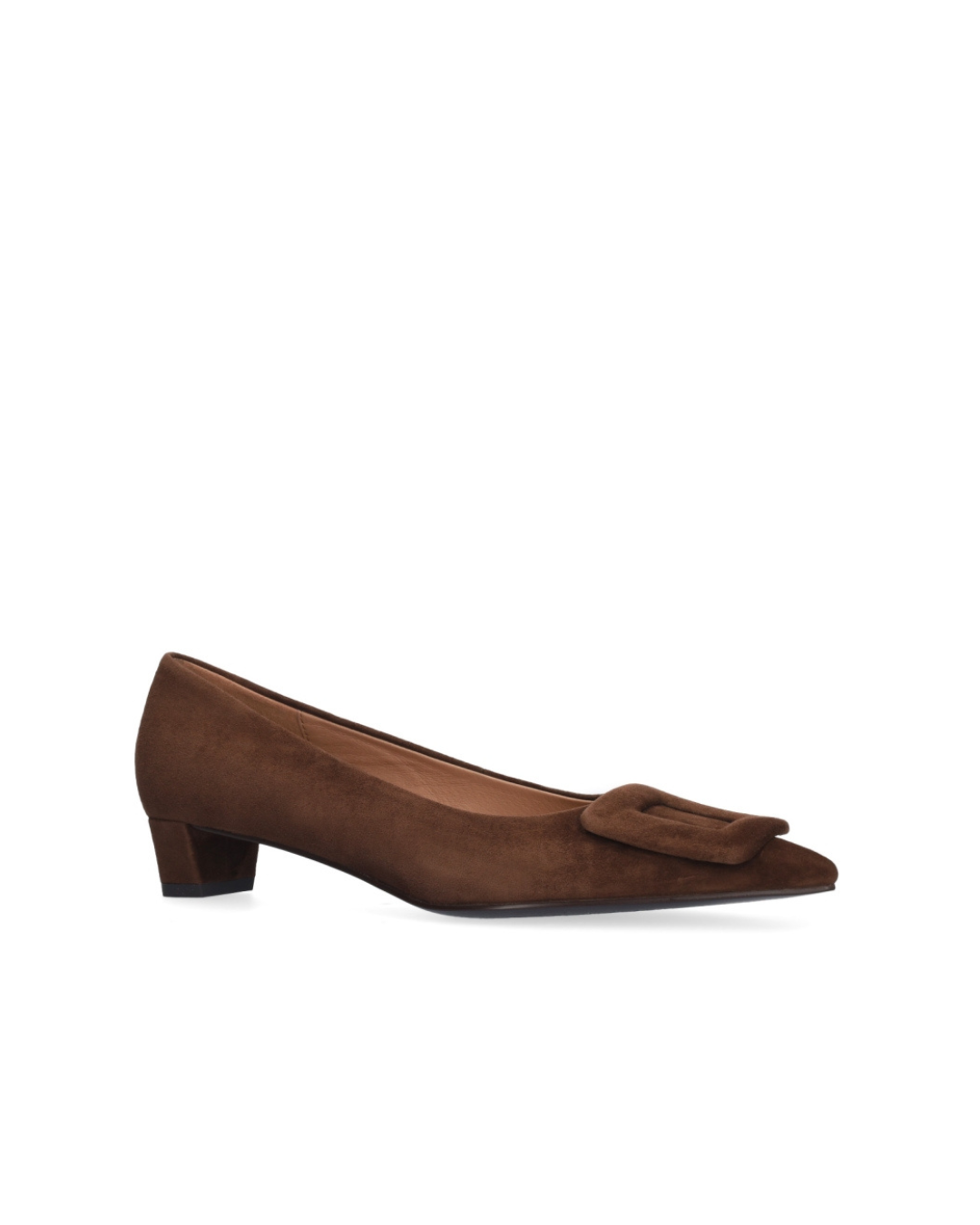 Suede Kitten Heel Pump - F5