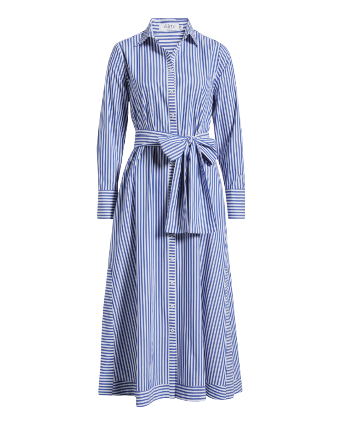 Sybil Dress - Navy Stripe