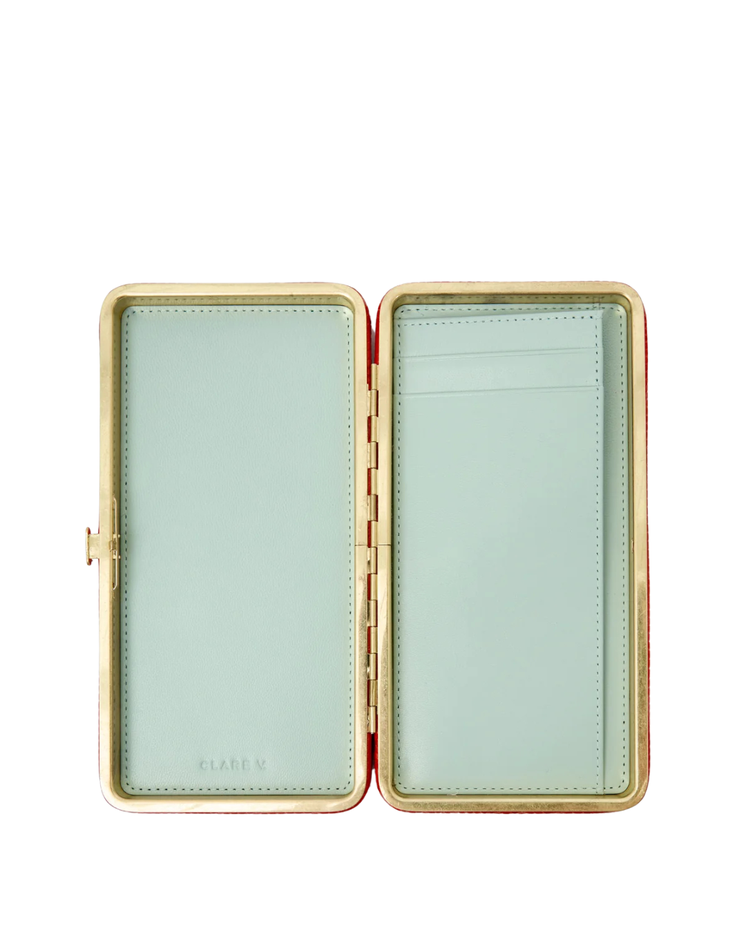 Le Tabac Clutch - Glossy Lizard - Red