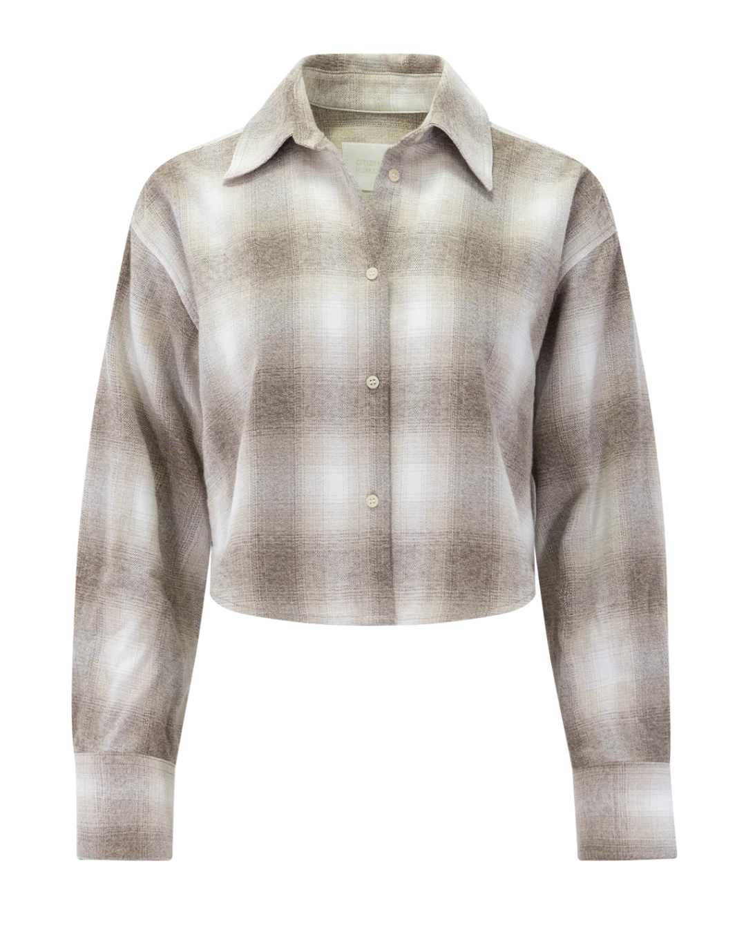 Ana Crop Shirt - Schiffer Plaid