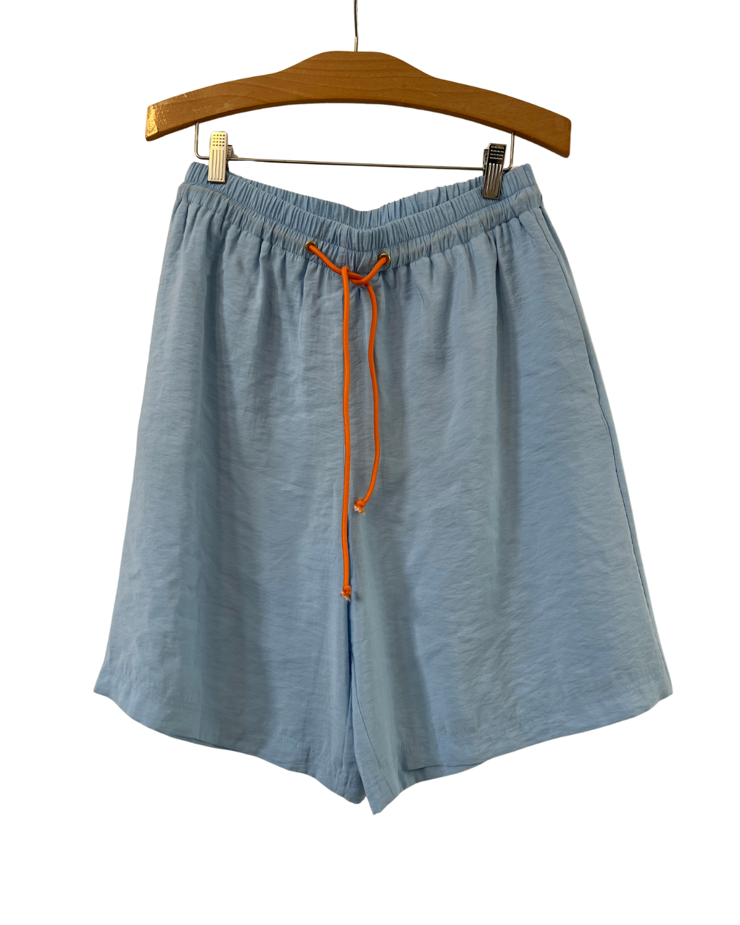 Silk Shorts - Light Blue