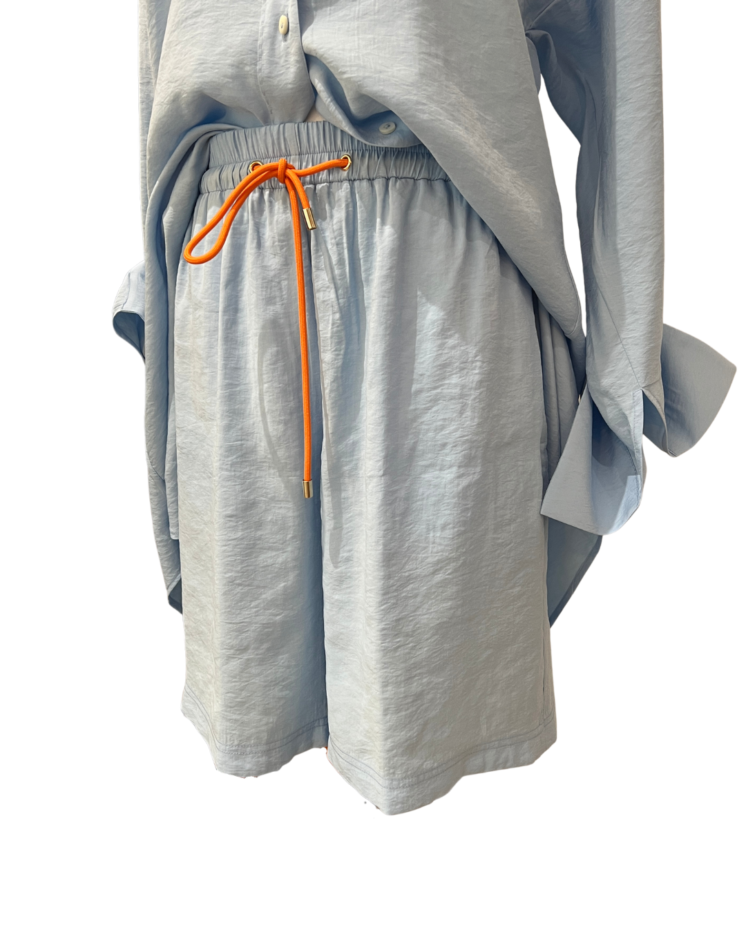 Silk Shorts - Light Blue