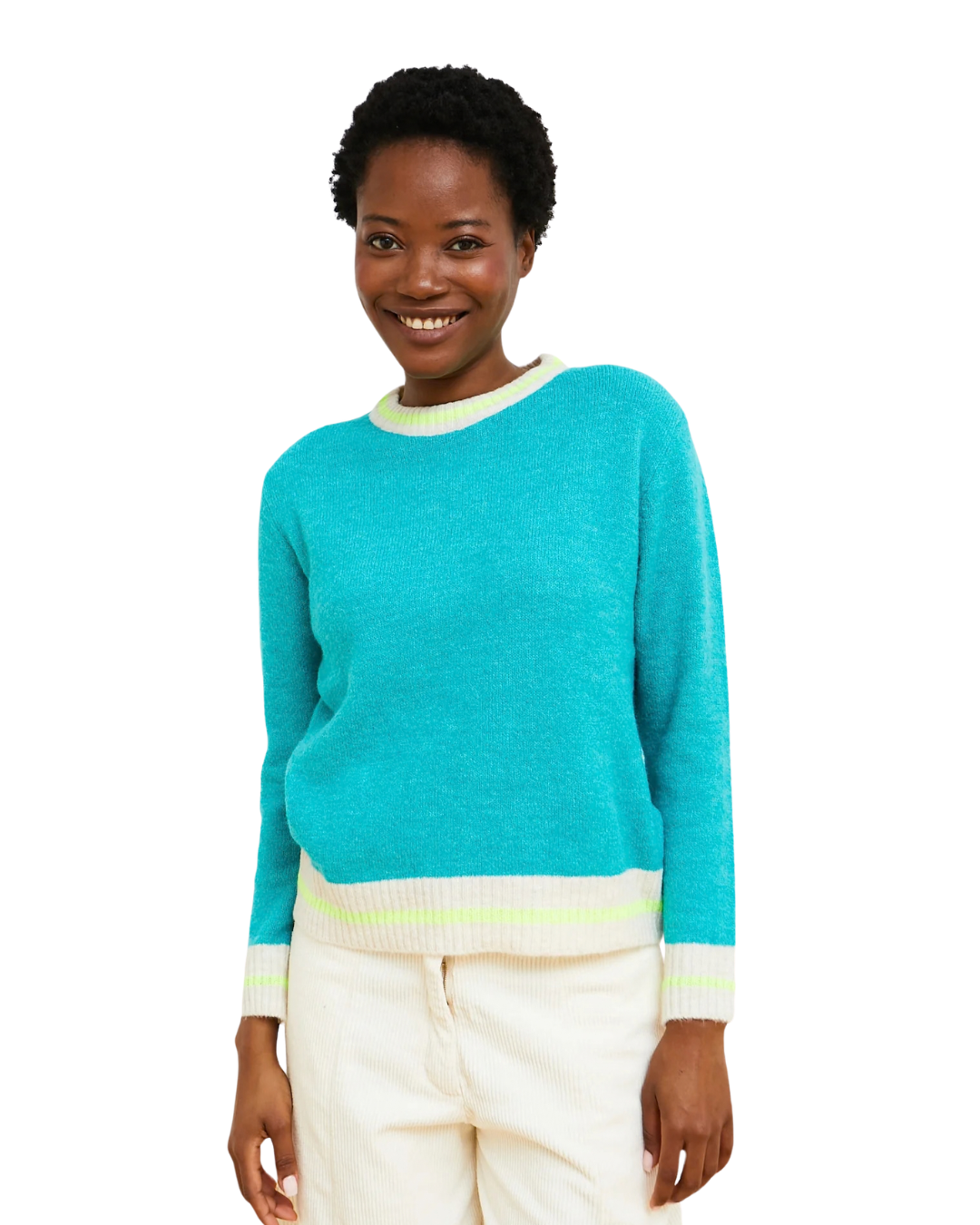 Crew Sweater - Turquoise