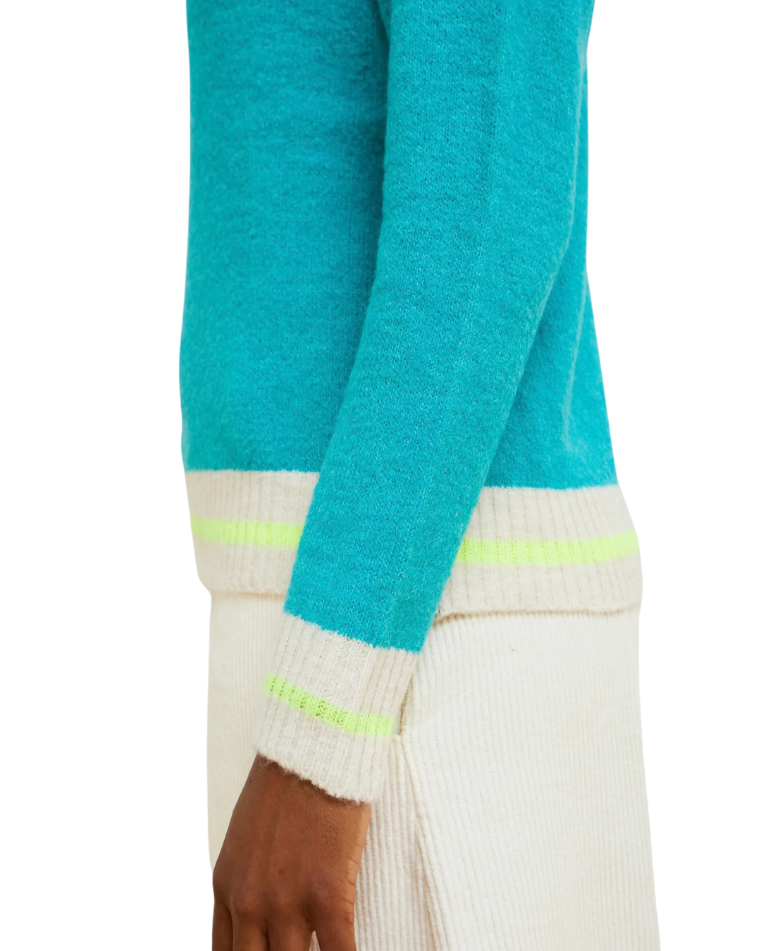 Crew Sweater - Turquoise