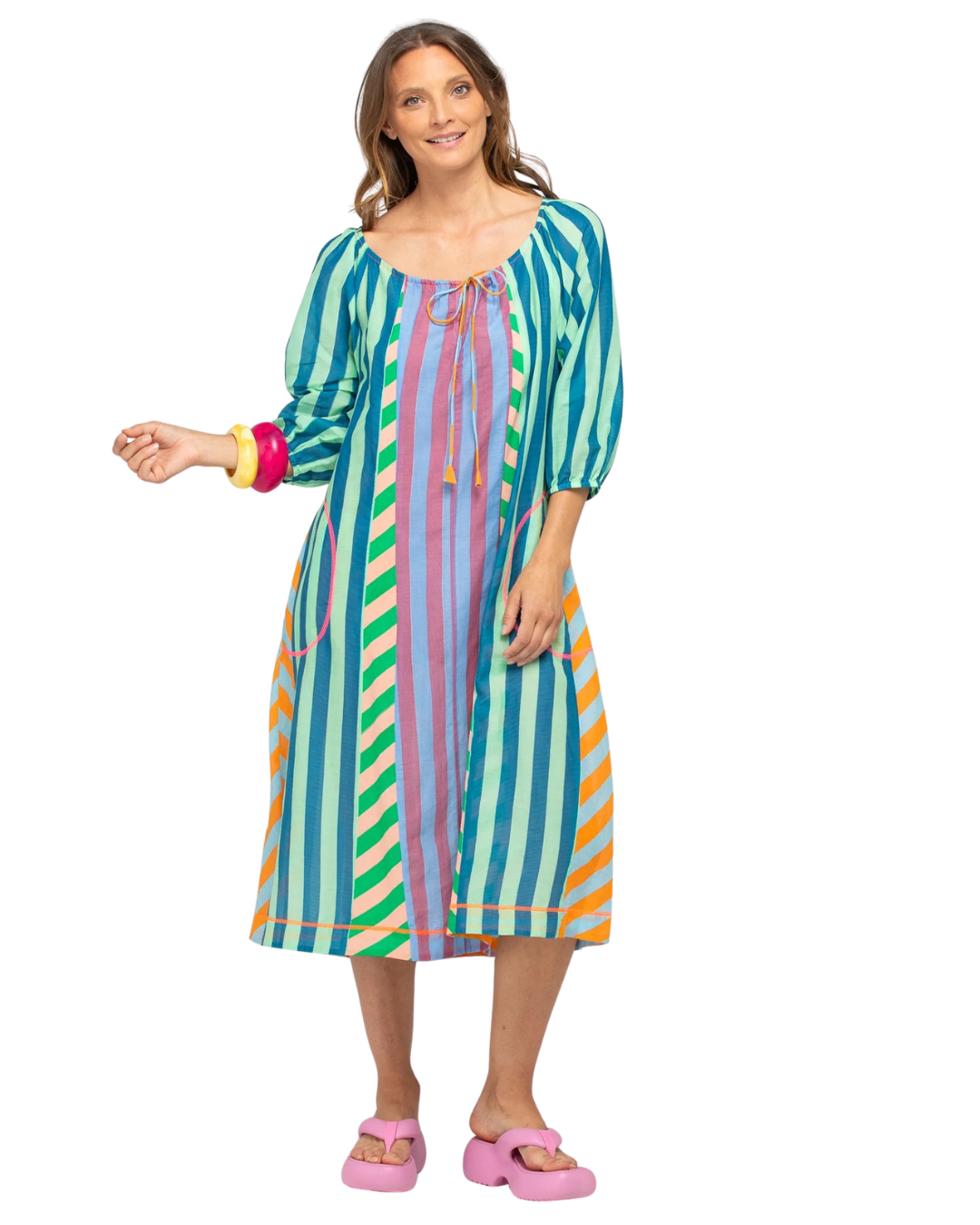 Lucia Dress - Capri Spliced