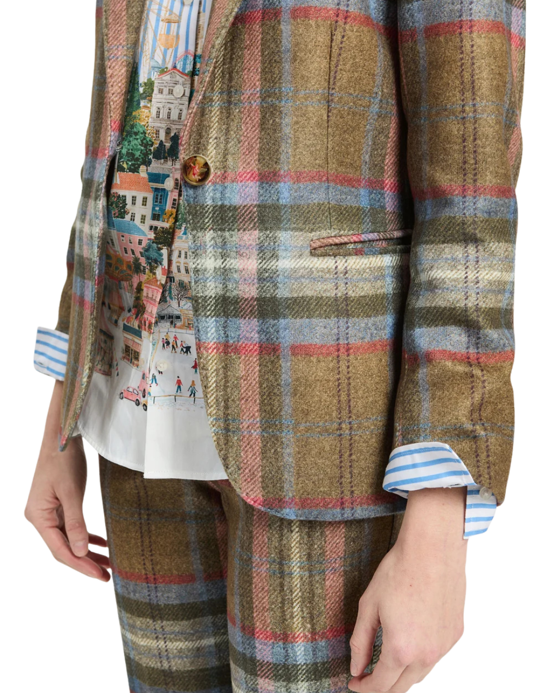 Heather Plaid Jacket