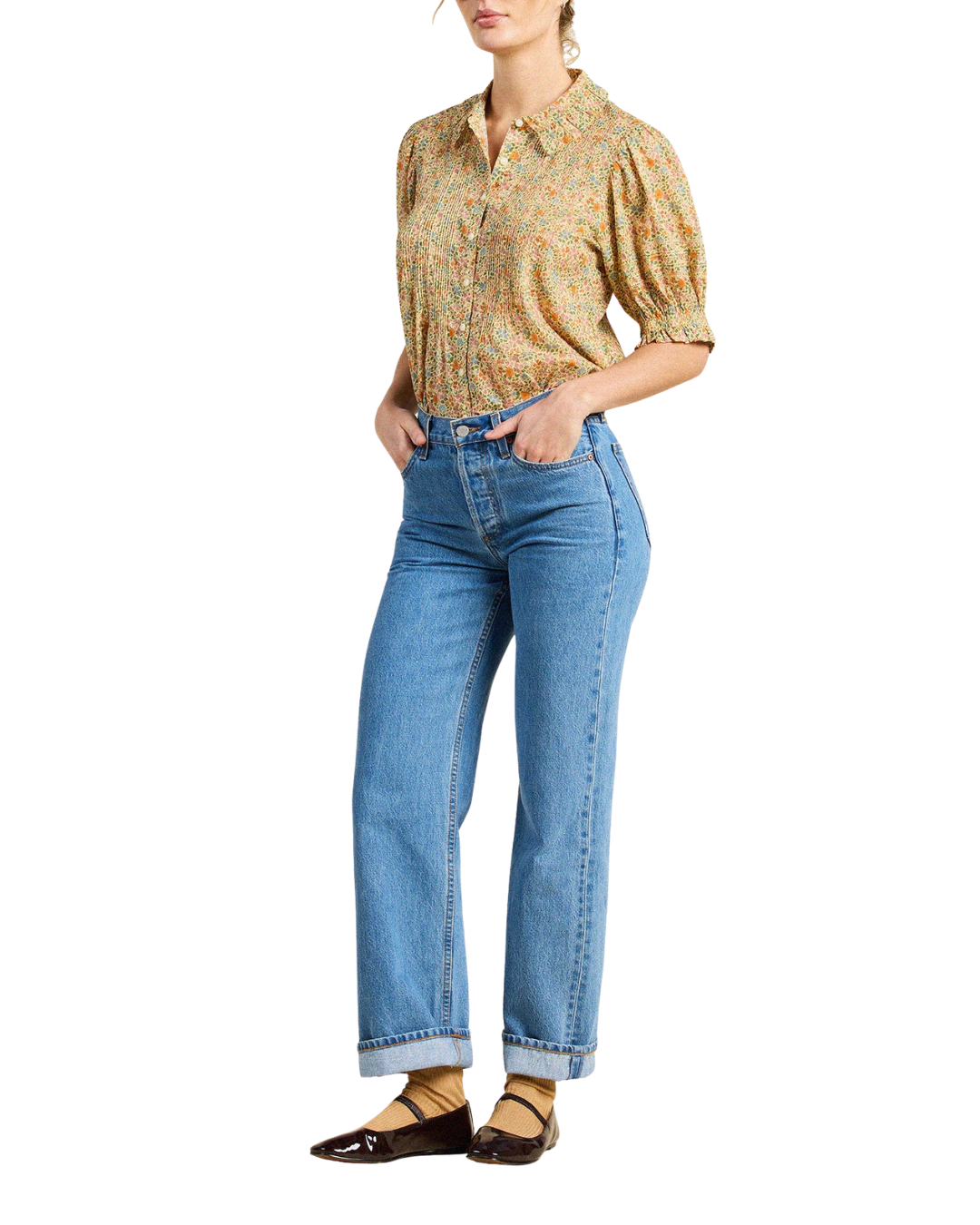 Jess Blouse - Gardenette Voile - F6