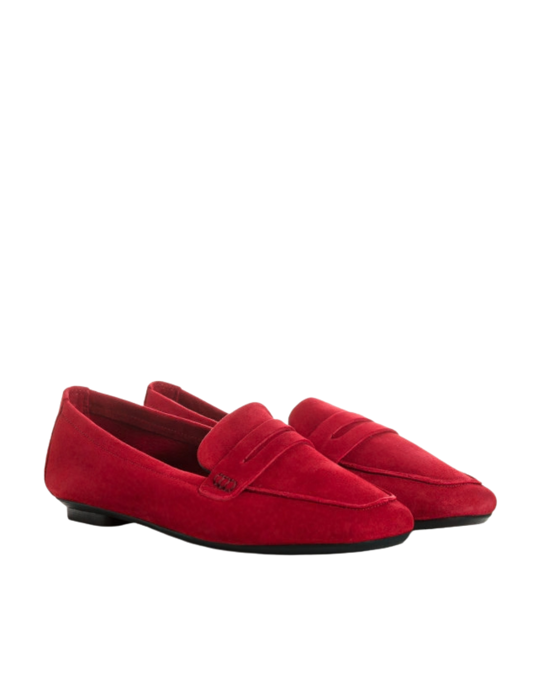 Hema Suede Loafer - Red