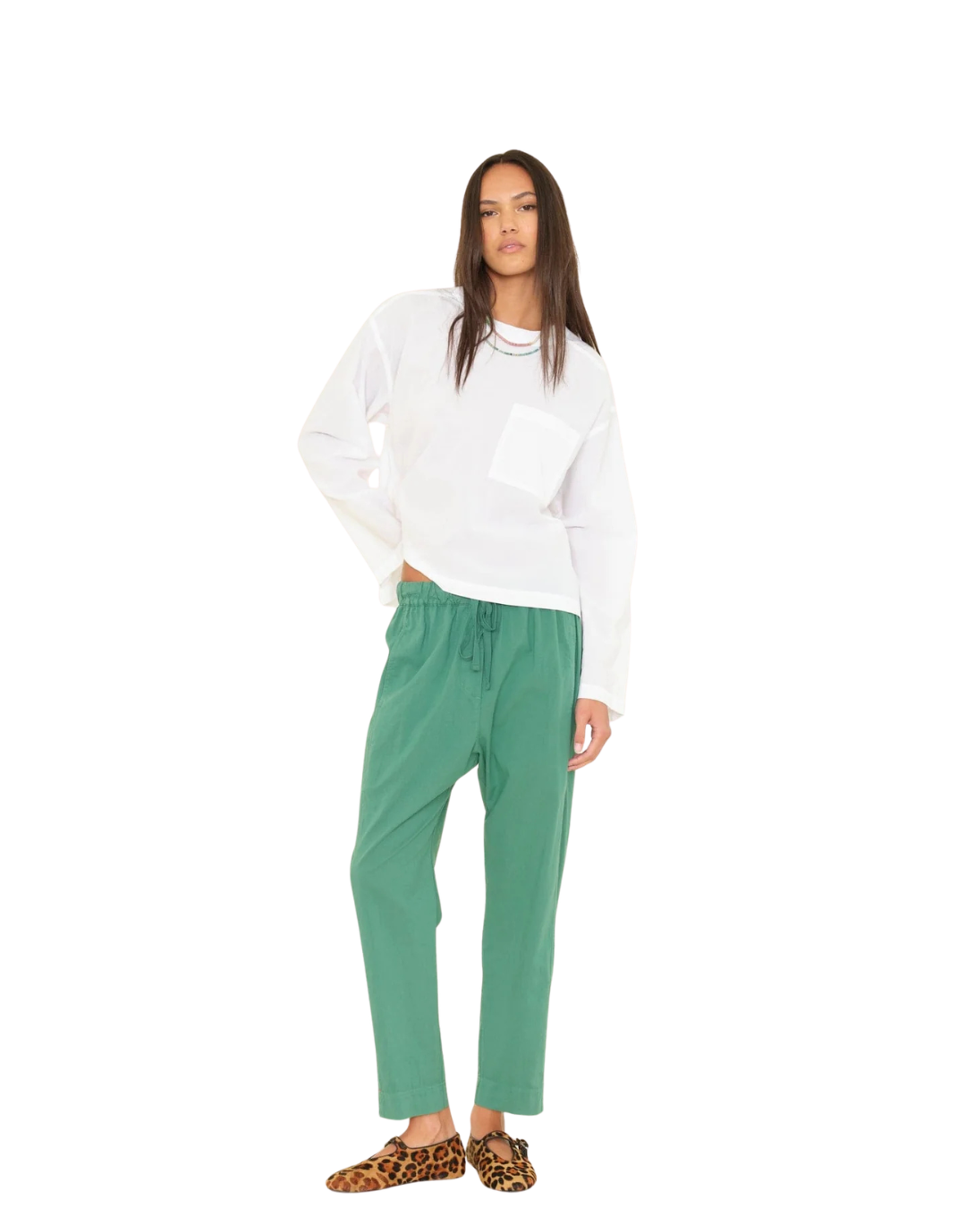 Draper Pant - Green Leaf