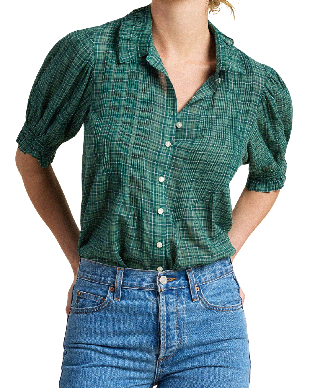 Jess Blouse - Murin Tartan - F6