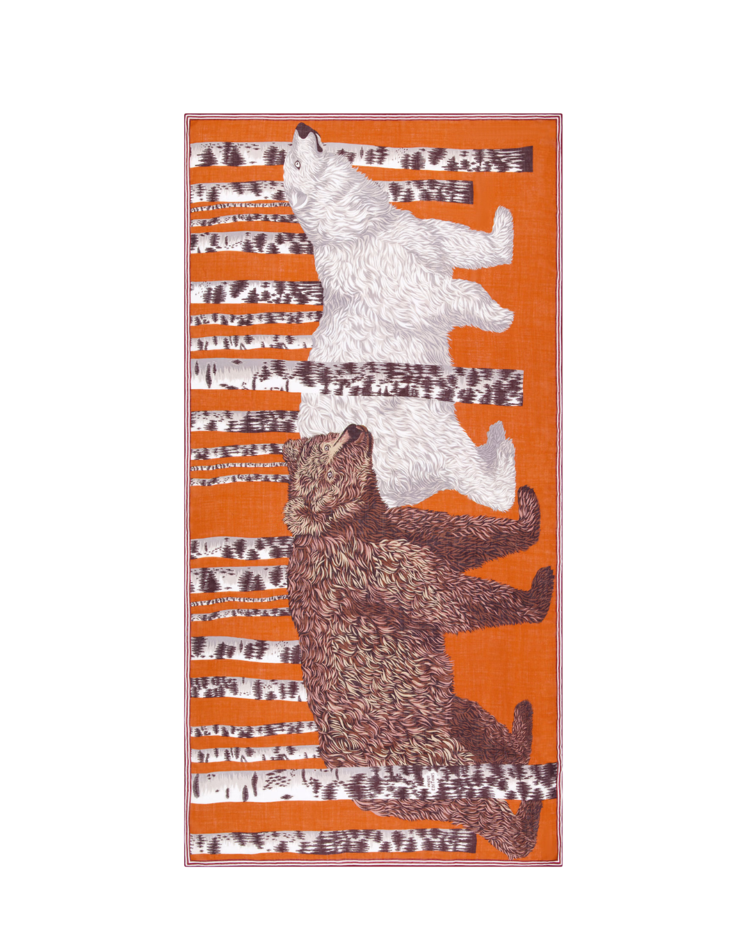 Scarf - Etole 100 Ours - Orange