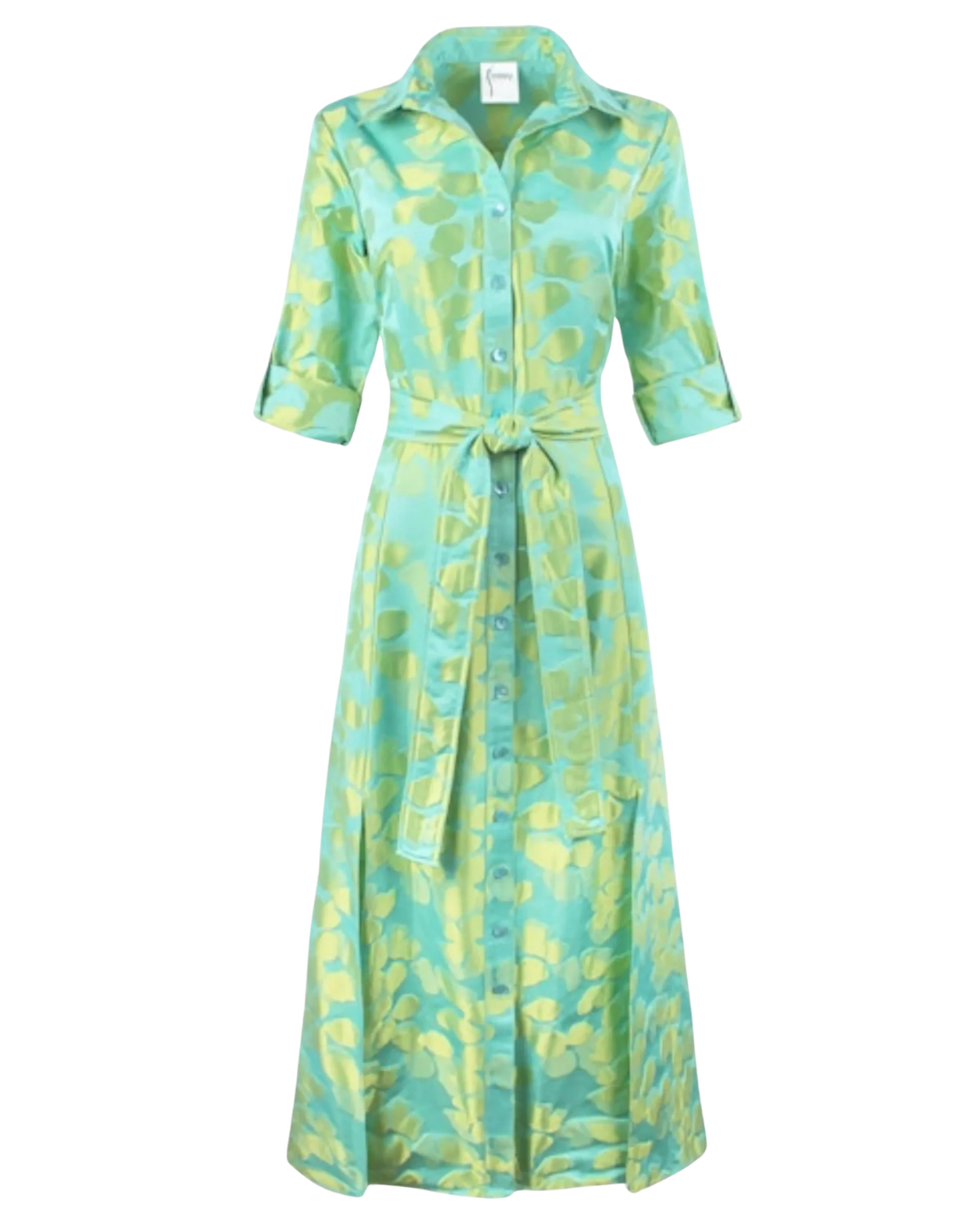 Laine Dress - Lily Pad - Lime & Turquoise