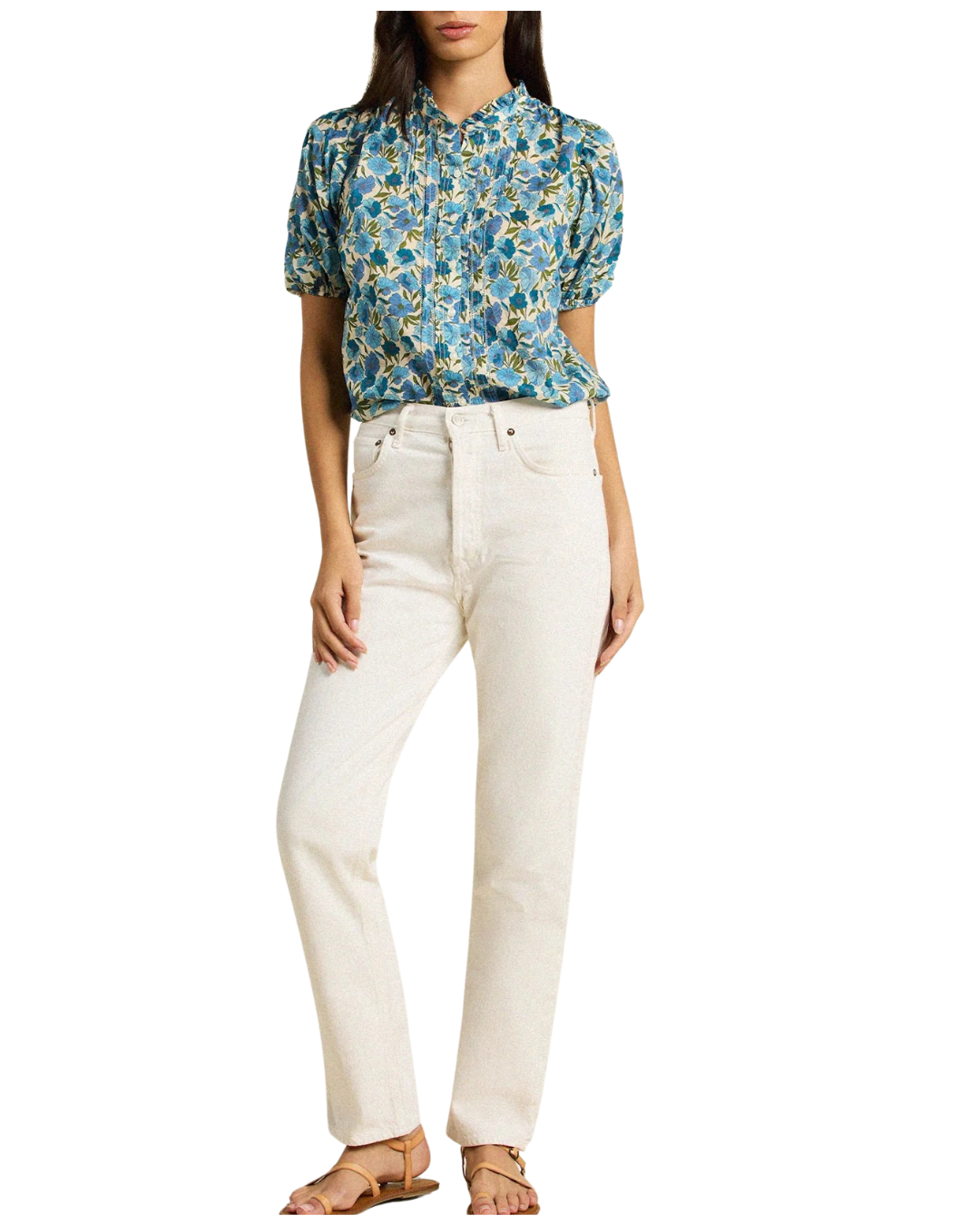 Mira Blouse - Cielo Floral