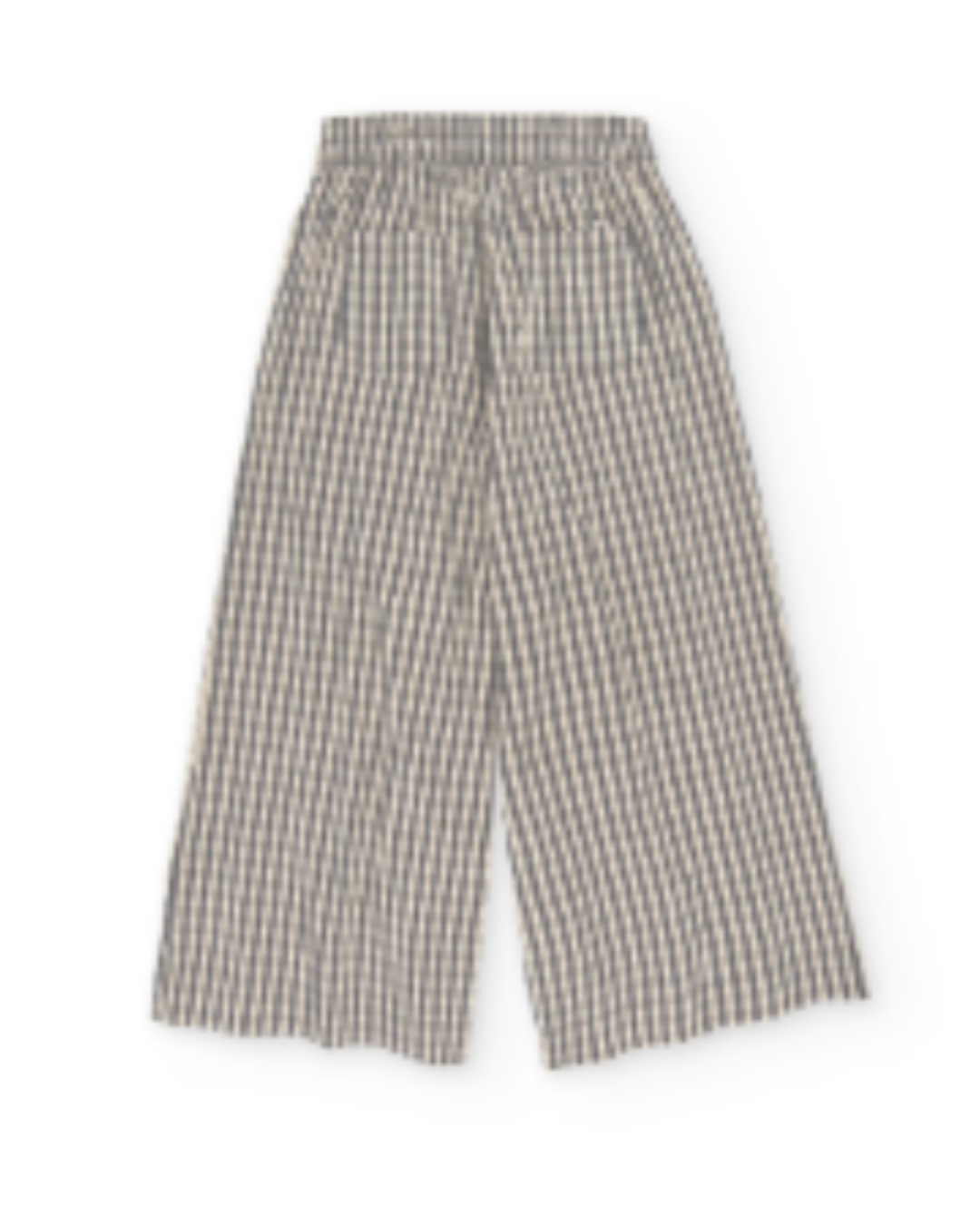 Gingham Wide Leg Pant