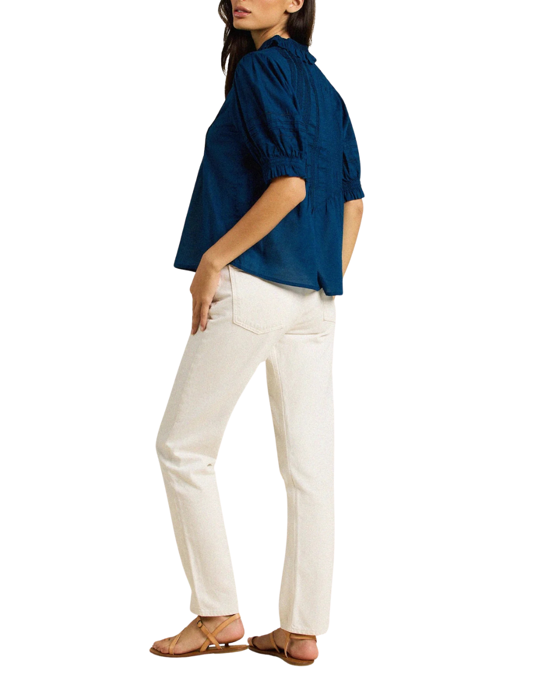 Jess Blouse - Laguna Navy