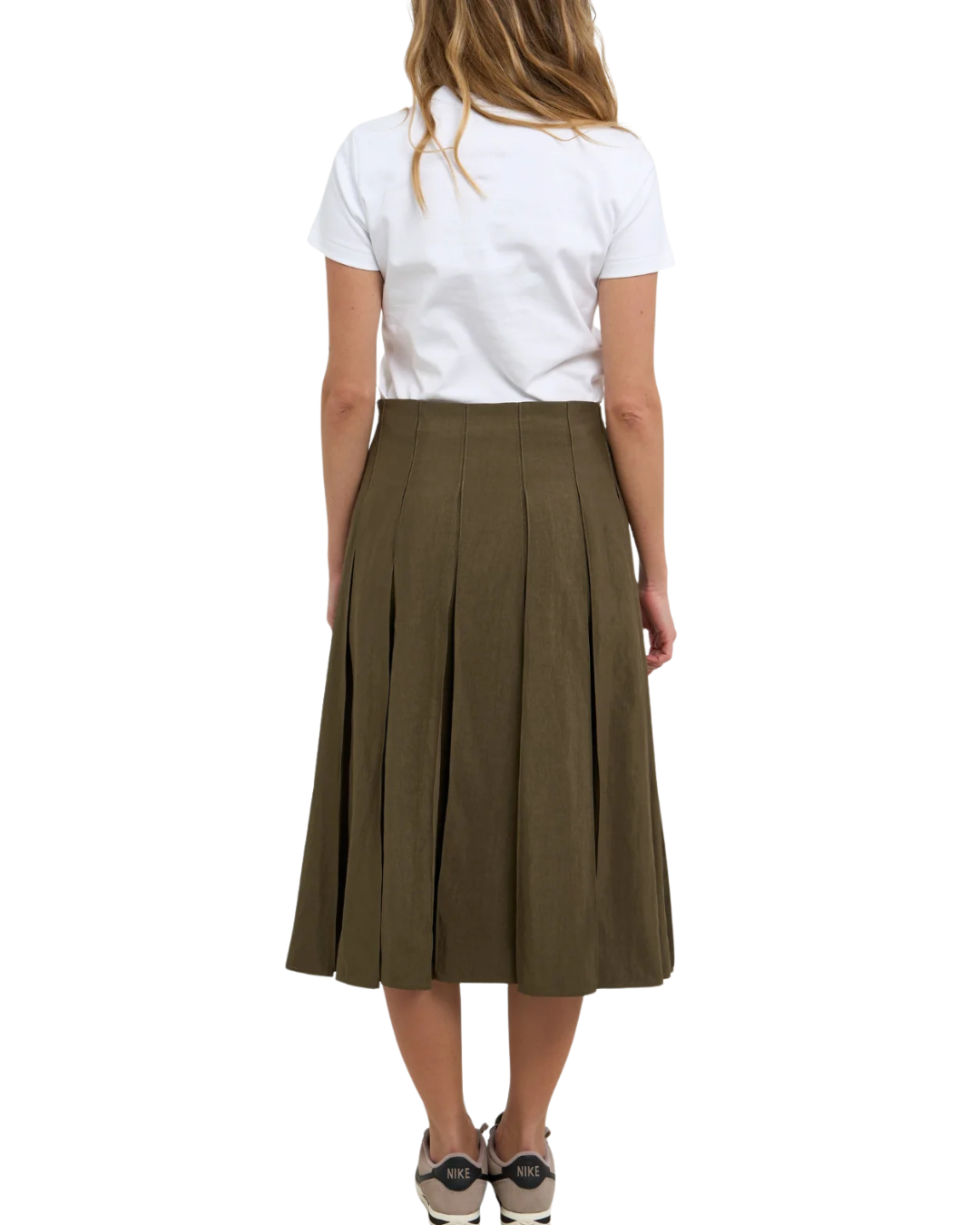 Gemma Pleated Skirt - Sandwashed - F6