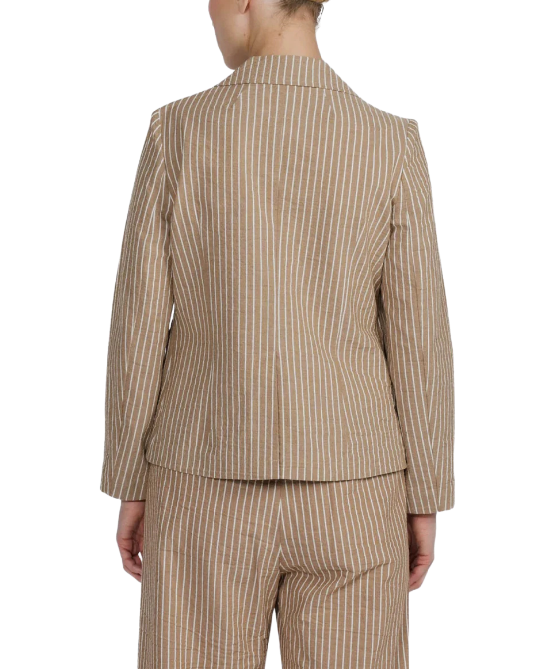 Georgia Blazer - Fawn Stripe