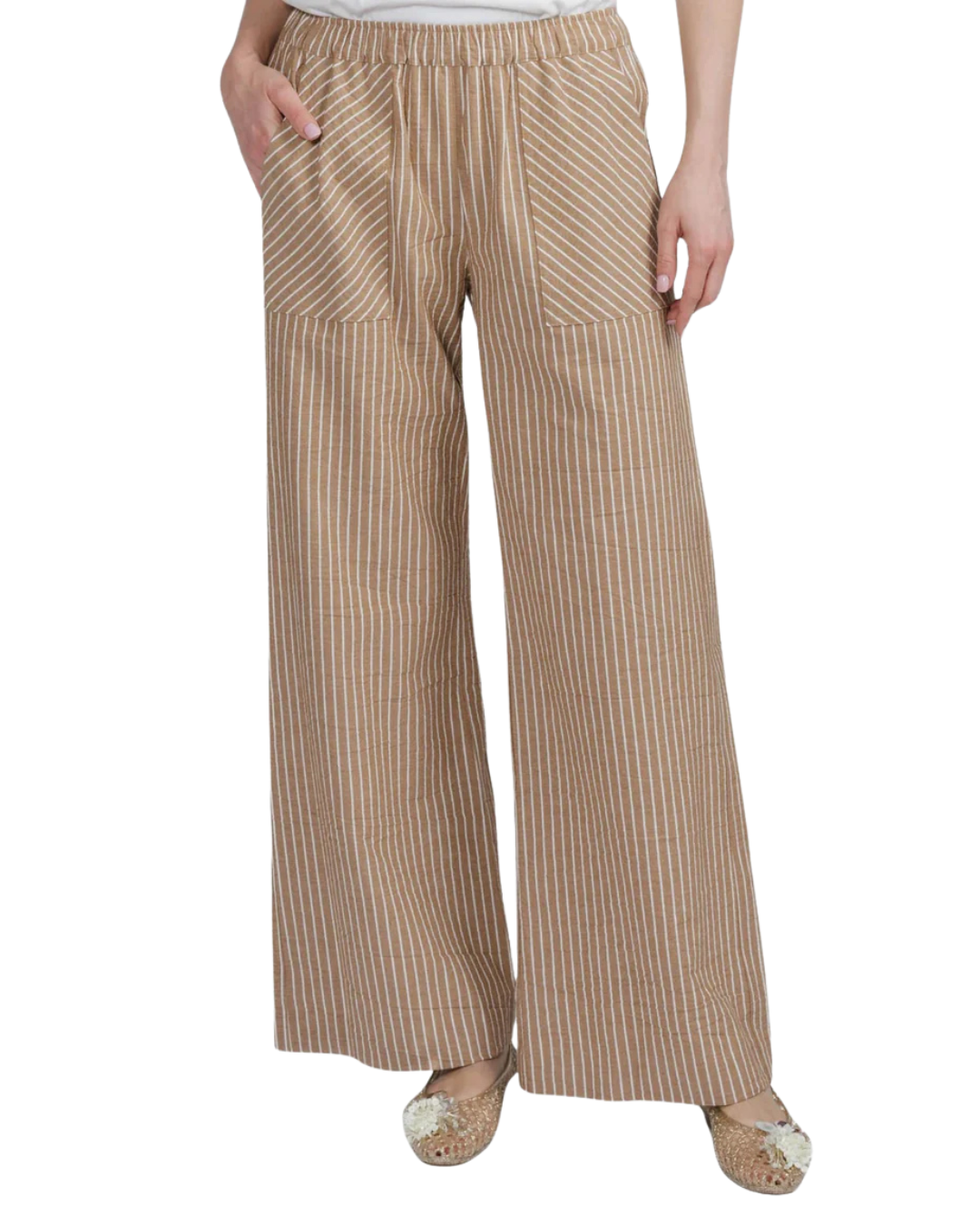 Miley Pant - Fawn Stripe