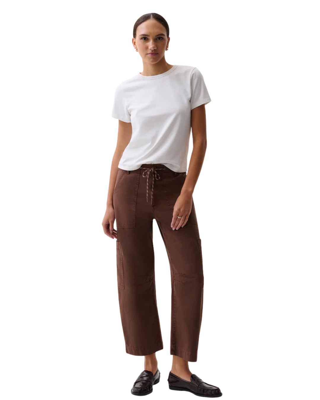 Sabrina Curved Utility Pant- Lindt