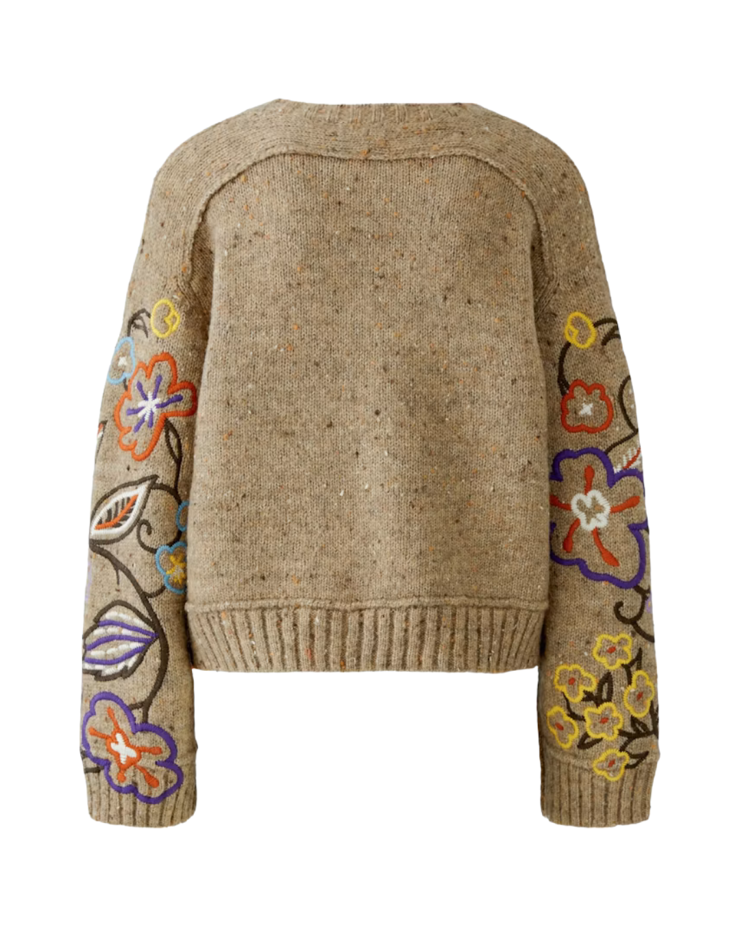 Pullover - Camel/Violet